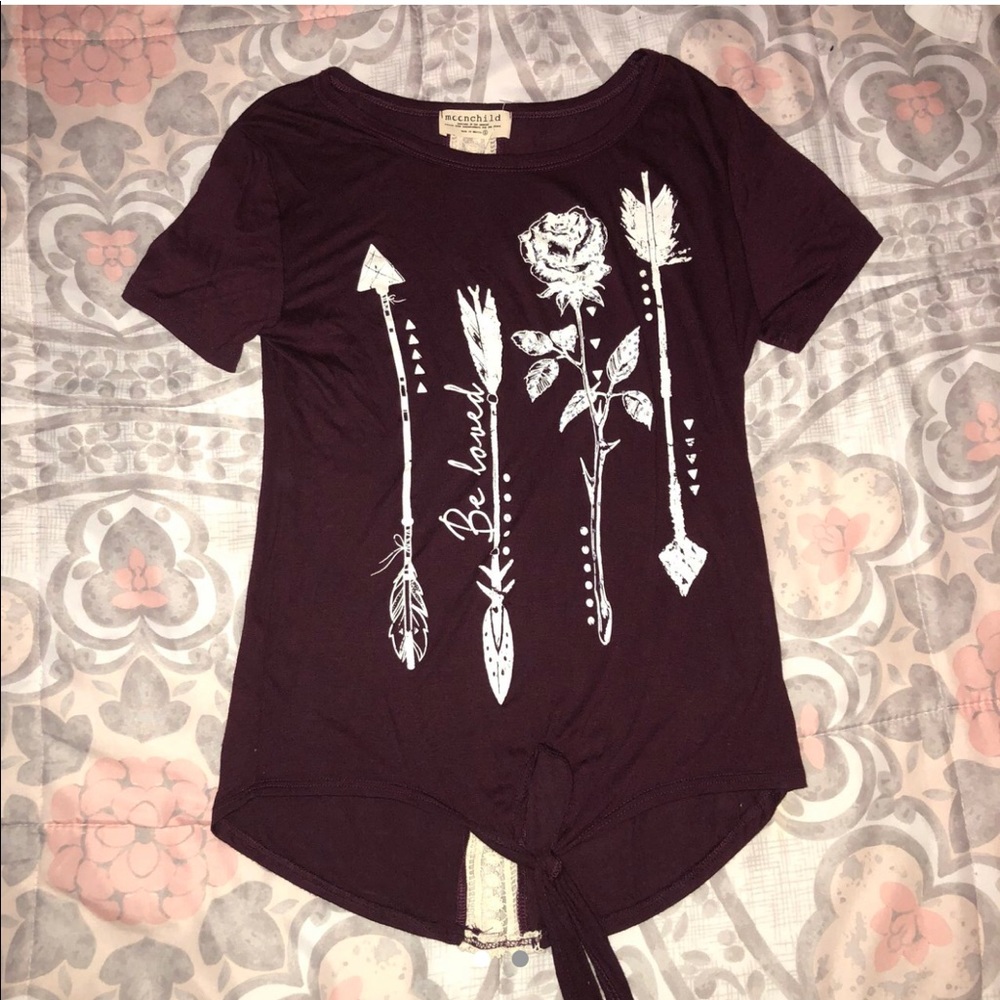 Maroon shirt